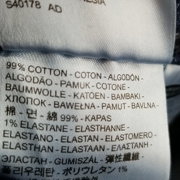 Levi's 515 dark blue boot cut jeans size 6 - Picture 9 of 9